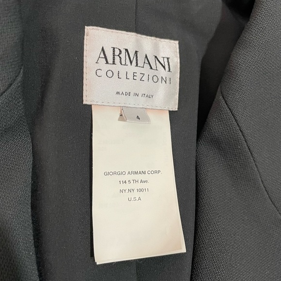 Authentic Armani Size 4/Small Gray Collezioni Blazer - Picture 4 of 9